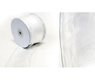 ΚΟΡΔΕΛΑ ΟΡΓΑΝΤΖΑ 2ΟΨΕΩΝ ΑΣΠΡH ΚΑΙ ΣΑΤΕΝ ΜΕ ΣΥΡΜΑ 6.3cm x 25Y 0501357 ΚΟΡΔΕΛΑ ΟΡΓΑΝΤΖΑ 2ΟΨΕΩΝ ΑΣΠΡH ΚΑΙ ΣΑΤΕΝ ΜΕ ΣΥΡΜΑ 6.3cm x 25Y 0501357