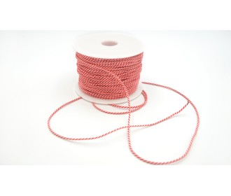 ΚΟΡΔΟΝΙ ΣΤΡΙΦΤΟ ΚΟΚΚΙΝΟ/ΛΕΥΚΟ 1.8mm x 100m 0501377 ΚΟΡΔΟΝΙ ΣΤΡΙΦΤΟ ΚΟΚΚΙΝΟ/ΛΕΥΚΟ 1.8mm x 100m 0501377
