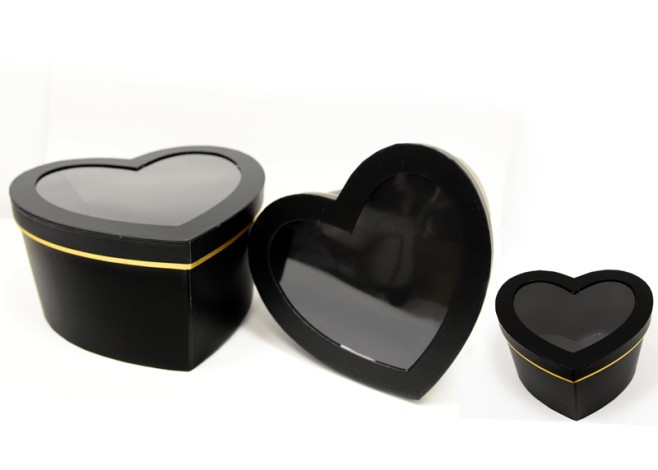 ΚΟΥΤΙ ΚΑΡΔΙΑ ΜΑΥΡΟ ΣΕΤ/3 ΜΕ ΠΑΡΑΘΥΡΟ ΖΕΛΑΤΙΝΑ 0502296 ΚΟΥΤΙ ΚΑΡΔΙΑ ΜΑΥΡΟ ΣΕΤ/3 ΜΕ ΠΑΡΑΘΥΡΟ ΖΕΛΑΤΙΝΑ 0502296