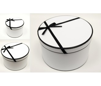 ΚΟΥΤΙ ΣΤΡΟΓΓΥΛΟ ΛΕΥΚΟ ΣΕΤ/3 ΜΕ ΚΟΡΔΕΛΑ 0502298