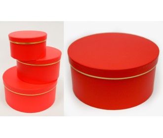 ΚΟΥΤΙ ΣΤΡΟΓΓΥΛΟ ΚΟΚΚΙΝΟ ΜΕ ΧΡΥΣΟ ΣΕΤ/3 0502302 ΚΟΥΤΙ ΣΤΡΟΓΓΥΛΟ ΚΟΚΚΙΝΟ ΜΕ ΧΡΥΣΟ ΣΕΤ/3 0502302