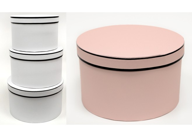 ΚΟΥΤΙ ΣΤΡΟΓΓΥΛΟ ΜΕ ΜΑΥΡΗ ΡΙΓΑ ΣΕΤ/3 0502311 ΚΟΥΤΙ ΣΤΡΟΓΓΥΛΟ ΜΕ ΜΑΥΡΗ ΡΙΓΑ ΣΕΤ/3 0502311