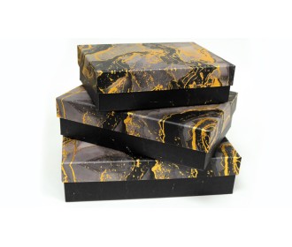 ΚΟΥΤΙ ΣΕΤ/3 ΠΑΡΑΛΛΗΛΟΓΡΑΜΜΟ 24.5cm x 17.5cm ΜΑΥΡΟ/ΧΡΥΣΟ 0502317 ΚΟΥΤΙ ΣΕΤ/3 ΠΑΡΑΛΛΗΛΟΓΡΑΜΜΟ 24.5cm x 17.5cm ΜΑΥΡΟ/ΧΡΥΣΟ 0502317