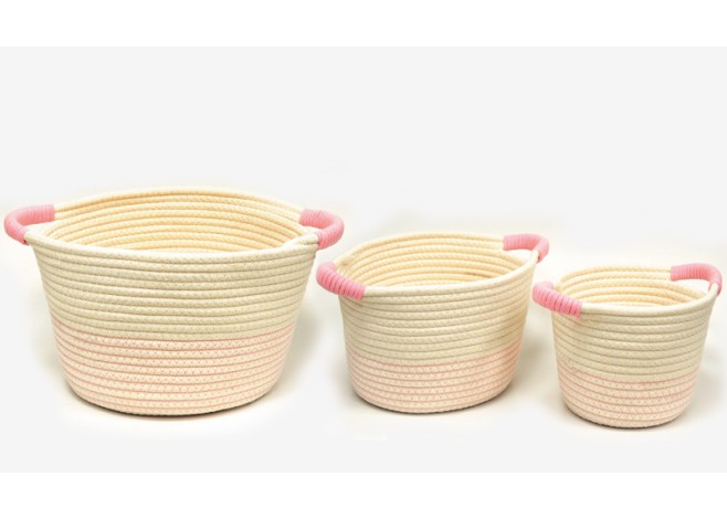 ΚΑΛΑΘΙ ΛΕΥΚΟ BOHO ΒΑΜΒΑΚΕΡΟ ΡΟΖ ΧΕΡΟΥΛΙ ΣΕΤ/3 HK-M9077I 0502323 ΚΑΛΑΘΙ ΛΕΥΚΟ BOHO ΒΑΜΒΑΚΕΡΟ ΡΟΖ ΧΕΡΟΥΛΙ ΣΕΤ/3 HK-M9077I 0502323