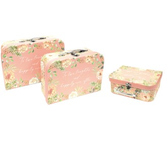 ΚΟΥΤΙ ΒΑΛΙΤΣΑΚΙ ΡΟΖ ΜΕ ΧΕΡΟΥΛΙ ΣΕΤ/3 0502708 ΚΟΥΤΙ ΒΑΛΙΤΣΑΚΙ ΡΟΖ ΜΕ ΧΕΡΟΥΛΙ ΣΕΤ/3 0502708