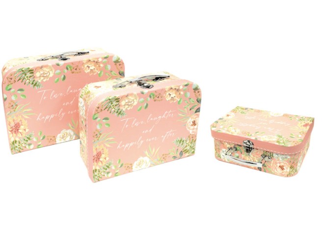 ΚΟΥΤΙ ΒΑΛΙΤΣΑΚΙ ΡΟΖ ΜΕ ΧΕΡΟΥΛΙ ΣΕΤ/3 0502708 ΚΟΥΤΙ ΒΑΛΙΤΣΑΚΙ ΡΟΖ ΜΕ ΧΕΡΟΥΛΙ ΣΕΤ/3 0502708