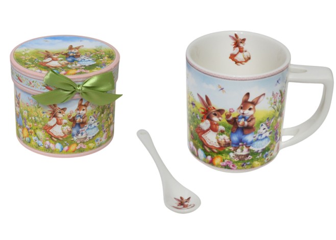 ΚΟΥΠΑ 280ml ΛΑΓΟΥΔΑΚΙΑ ΚΑΙ ΚΟΥΤΑΛΙ ΑΠΟ ΠΟΡΣΕΛΑΝΗ ΜΕ ΚΟΥΤΙ ΔΩΡΟΥ 0502726