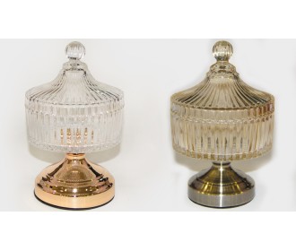 ΦΟΝΤΑΝΙΕΡΑ ΓΥΑΛΙΝΗ ΜΕΤΑΛΛΙΚΟ ΠΟΔΙ ΡΙΓΕ BIG MONGOLIA 23cm x 13cm 0503153