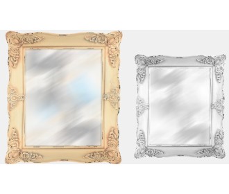 ΚΟΡΝΙΖΑ ΒΙΝΤΑΖ ΜΕ ΚΑΘΡΕΠΤΗ 40x47.5CM LX143508B 0503167