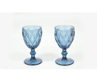 ΚΟΛΩΝΑΤΟ ΠΟΤΗΡΙ ΒΙΝΤΑΖ ΑΝΑΓΛΥΦΟ ΜΠΛΕ 15cm x 8cm 11QM1547 0503199