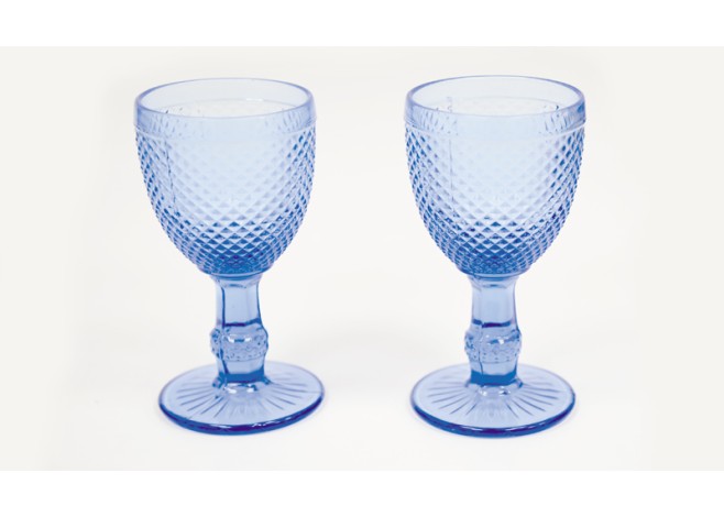 ΚΟΛΩΝΑΤΟ ΠΟΤΗΡΙ ΒΙΝΤΑΖ 8.5x16.5cm ΜΠΛΕ 12XB1005 0503201