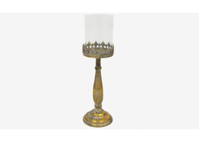 ΜΕΤΑΛΛΙΚΟ ΚΗΡΟΠΗΓΙΟ ΜΕ ΓΥΑΛΙ ΒΙΝΤΑΖ 8.5cm x 29cm 6J7035 0503211 ΜΕΤΑΛΛΙΚΟ ΚΗΡΟΠΗΓΙΟ ΜΕ ΓΥΑΛΙ ΒΙΝΤΑΖ 8.5cm x 29cm 6J7035 0503211