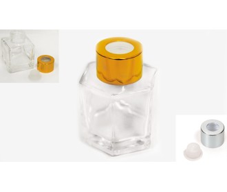 ΜΠΟΥΚΑΛΑΚΙ ΓΥΑΛΙΝΟ ΓΙΑ ΑΡΩΜΑΤΙΚΟ ΧΩΡΟΥ ΕΞΑΓΩΝΟ 50ml 0503248