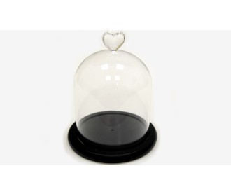 ΚΑΜΠΑΝΑ ΓΥΑΛΙΝΗ ΚΑΡΔΙΑ ΣΕ ΞΥΛΙΝΗ ΜΑΥΡΗ ΒΑΣΗ ΜΕΓΑΛΗ 15cm 0503262 ΚΑΜΠΑΝΑ ΓΥΑΛΙΝΗ ΚΑΡΔΙΑ ΣΕ ΞΥΛΙΝΗ ΜΑΥΡΗ ΒΑΣΗ ΜΕΓΑΛΗ 15cm 0503262