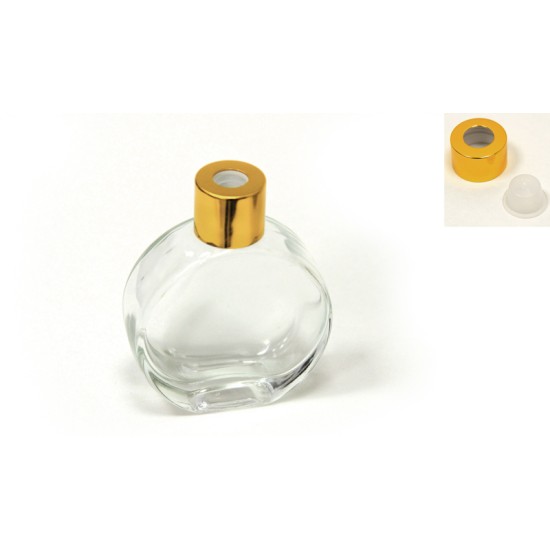 ΜΠΟΥΚΑΛΑΚΙ ΓΥΑΛΙΝΟ 7.2cm x 9cm ΓΙΑ ΑΡΩΜΑΤΙΚΟ ΧΩΡΟΥ 70ml 0503267 ΜΠΟΥΚΑΛΑΚΙ ΓΥΑΛΙΝΟ 7.2cm x 9cm ΓΙΑ ΑΡΩΜΑΤΙΚΟ ΧΩΡΟΥ 70ml 0503267