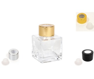 ΜΠΟΥΚΑΛΑΚΙ ΓΥΑΛΙΝΟ ΓΙΑ ΑΡΩΜΑΤΙΚΟ ΧΩΡΟΥ ΤΕΤΡΑΓΩΝΟ 100ML 0503269