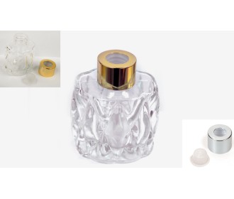 ΜΠΟΥΚΑΛΑΚΙ ΓΥΑΛΙΝΟ 100ml ΓΙΑ ΑΡΩΜΑΤΙΚΟ ΧΩΡΟΥ 8.3cm 0503271