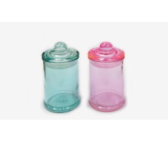 ΒΑΖΟ ΓΥΑΛΙΝΟ ΧΡΩΜΑΤΙΣΤΟ ΜΕ ΚΑΠΑΚΙ 11cm x 6cm 0503272 ΒΑΖΟ ΓΥΑΛΙΝΟ ΧΡΩΜΑΤΙΣΤΟ ΜΕ ΚΑΠΑΚΙ 11cm x 6cm 0503272