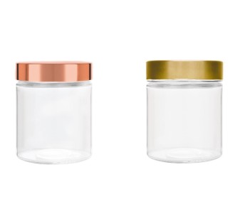 ΒΑΖΟ 10.5cm ΜΕ ΜΕΤΑΛΛΙΚΟ ΚΑΠΑΚΙ 280ml 0503346