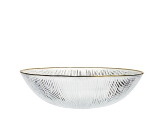 ΓΥΑΛΙΝΟ ΑΝΑΓΛΥΦΟ ΜΠΩΛ ΜΕ ΧΡΥΣΟ ΧΕΙΛΟΣ 24cm x 7cm 0503383 ΓΥΑΛΙΝΟ ΑΝΑΓΛΥΦΟ ΜΠΩΛ ΜΕ ΧΡΥΣΟ ΧΕΙΛΟΣ 24cm x 7cm 0503383