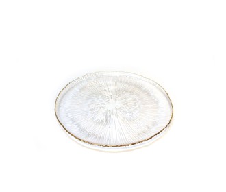 ΓΥΑΛΙΝΗ ΑΝΑΓΛΥΦΗ ΠΙΑΤΕΛΑ 21cm ΜΕ ΧΡΥΣΟ ΧΕΙΛΟΣ 0503384 ΓΥΑΛΙΝΗ ΑΝΑΓΛΥΦΗ ΠΙΑΤΕΛΑ 21cm ΜΕ ΧΡΥΣΟ ΧΕΙΛΟΣ 0503384