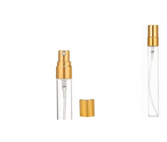 ΓΥΑΛΙΝΗ ΦΙΑΛΗ ΑΡΩΜΑΤΟΣ ΧΡΥΣΟ ΚΑΠΑΚΙ 10ml 0503433