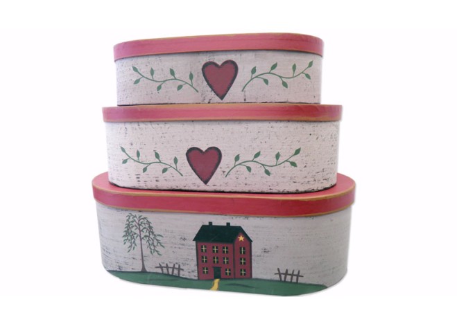 ΧΡΙΣΤΟΥΓΕΝΝΙΑΤΙΚΟ ΚΟΥΤΙ ΒΙΝΤΑΖ ΚΑΡΔΙΑ ΣΕΤ/3 0506158