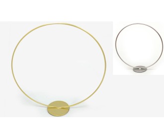 ΜΕΤΑΛΛΙΚΟΣ ΚΥΚΛΟΣ ΜΕ ΒΑΣΗ 40cm BB383-126001L 0506197