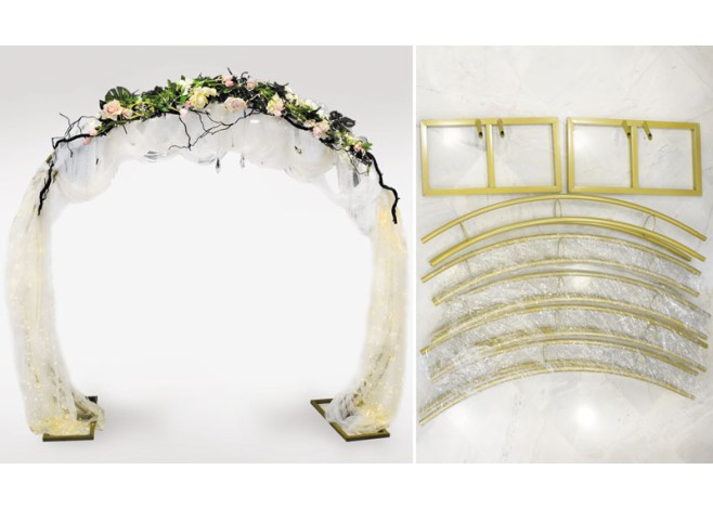 ΜΕΤΑΛΛΙΚΗ ΑΨΙΔΑ ΟΒΑΛ 255cm x 230cm 0506209 ΜΕΤΑΛΛΙΚΗ ΑΨΙΔΑ ΟΒΑΛ 255cm x 230cm 0506209