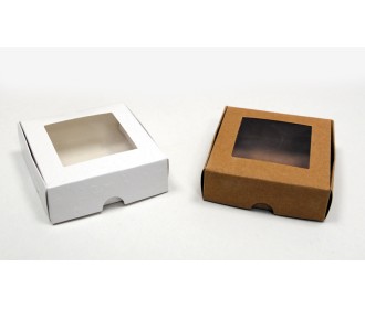 ΚΟΥΤΙ ΧΑΡΤΙΝΟ ΜΕ ΠΑΡΑΘΥΡΟ ΖΕΛΑΤΙΝΑ 8cm x 8cm x 2.5cm 0506225 ΚΟΥΤΙ ΧΑΡΤΙΝΟ ΜΕ ΠΑΡΑΘΥΡΟ ΖΕΛΑΤΙΝΑ 8cm x 8cm x 2.5cm 0506225