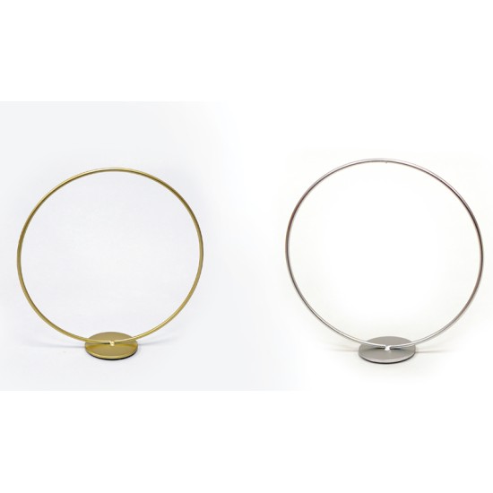 ΜΕΤΑΛΛΙΚΟΣ ΚΥΚΛΟΣ ΜΕ ΒΑΣΗ 20cm FH-YH005 0506231 ΜΕΤΑΛΛΙΚΟΣ ΚΥΚΛΟΣ ΜΕ ΒΑΣΗ 20cm FH-YH005 0506231