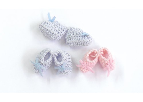 ΠΛΕΚΤΑ ΠΑΠΟΥΤΣΑΚΙΑ ΖΕΥΓΑΡΙ 3x2.2cm 0508006