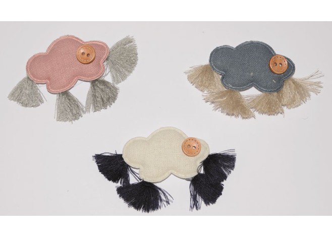 ΣΥΝΕΦΑΚΙ ΠΑΝΙΝΟ ΜΕ 4 ΦΟΥΝΤΕΣ ΚΑΙ ΚΟΥΜΠΙ 6x4cm 0511039