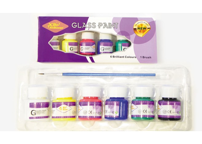 ΣΕΤ/6 ΧΡΩΜΑΤΑ ΓΥΑΛΙΟΥ 12ml 0515004 ΣΕΤ/6 ΧΡΩΜΑΤΑ ΓΥΑΛΙΟΥ 12ml 0515004