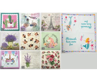 ΧΑΡΤΟΠΕΤΣΕΤΕΣ 33cm x 33cm 0515086 ΧΑΡΤΟΠΕΤΣΕΤΕΣ 33cm x 33cm 0515086