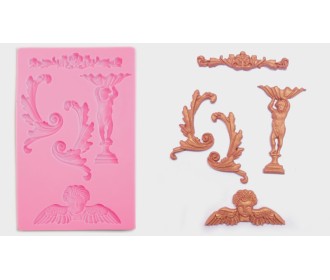 ΚΑΛΟΥΠΙ ΣΙΛΙΚΟΝΗΣ ΜΠΑΡΟΚ ΑΓΓΕΛΟΣ 19.7cm x 12.3cm F8449 0515088 ΚΑΛΟΥΠΙ ΣΙΛΙΚΟΝΗΣ ΜΠΑΡΟΚ ΑΓΓΕΛΟΣ 19.7cm x 12.3cm F8449 0515088