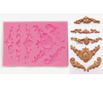 ΚΑΛΟΥΠΙ ΣΙΛΙΚΟΝΗΣ ΒΙΝΤΑΖ ΜΠΟΡΝΤΟΥΡΕΣ 8.5cm x 11.3cm 439 0515099