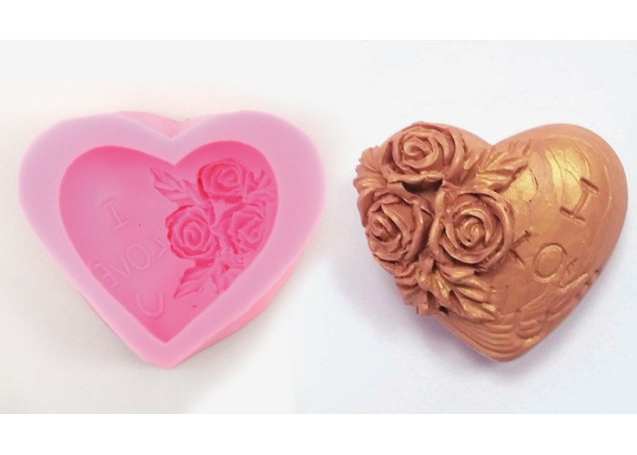 ΚΑΛΟΥΠΙ ΣΙΛΙΚΟΝΗΣ ΚΑΡΔΙΑ LOVE 7cm x 5.5cm 0515100 ΚΑΛΟΥΠΙ ΣΙΛΙΚΟΝΗΣ ΚΑΡΔΙΑ LOVE 7cm x 5.5cm 0515100