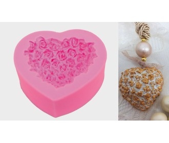 ΚΑΛΟΥΠΙ ΣΙΛΙΚΟΝΗΣ ΚΑΡΔΙΑ ΛΟΥΛΟΥΔΑΚΙΑ 6.5cm 0515107