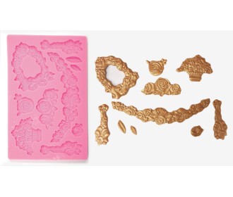 ΚΑΛΟΥΠΙ ΣΙΛΙΚΟΝΗΣ ΜΠΑΡΟΚ F8401 19.5cm x 12cm 0515129 ΚΑΛΟΥΠΙ ΣΙΛΙΚΟΝΗΣ ΜΠΑΡΟΚ F8401 19.5cm x 12cm 0515129