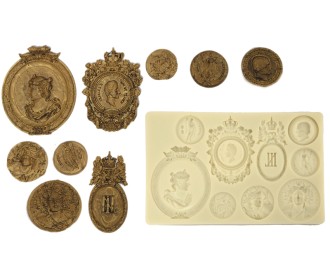 ΚΑΛΟΥΠΙ ΣΙΛΙΚΟΝΗΣ ΒΙΝΤΑΖ ΚΟΡΝΙΖΕΣ 19.5cm x 12cm 0515233