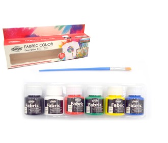 ΣΕΤ 6 ΧΡΩΜΑΤΩΝ ΓΙΑ ΥΦΑΣΜΑΤΑ 25ml 0515234 ΣΕΤ 6 ΧΡΩΜΑΤΩΝ ΓΙΑ ΥΦΑΣΜΑΤΑ 25ml 0515234
