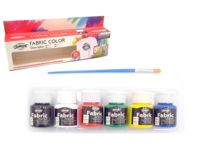 ΣΕΤ 6 ΧΡΩΜΑΤΩΝ ΓΙΑ ΥΦΑΣΜΑΤΑ 25ml 0515234 ΣΕΤ 6 ΧΡΩΜΑΤΩΝ ΓΙΑ ΥΦΑΣΜΑΤΑ 25ml 0515234