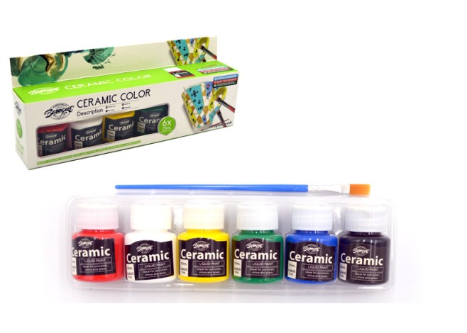 ΣΕΤ 6 ΧΡΩΜΑΤΩΝ ΓΙΑ ΚΕΡΑΜΙΚΕΣ ΕΠΙΦΑΝΕΙΕΣ 25ml 0515235 ΣΕΤ 6 ΧΡΩΜΑΤΩΝ ΓΙΑ ΚΕΡΑΜΙΚΕΣ ΕΠΙΦΑΝΕΙΕΣ 25ml 0515235