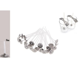 ΚΕΡΩΜΕΝΟ ΦΥΤΙΛΙ ΜΕ ΒΑΣΗ 6cm 50τεμ./πακ. 0515247 ΚΕΡΩΜΕΝΟ ΦΥΤΙΛΙ ΜΕ ΒΑΣΗ 6cm 50τεμ./πακ. 0515247