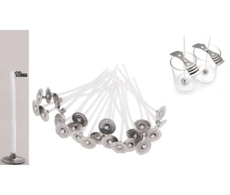 ΚΕΡΩΜΕΝΟ ΦΥΤΙΛΙ ΜΕ ΒΑΣΗ 12cm 50τεμ./πακ. 0515249 ΚΕΡΩΜΕΝΟ ΦΥΤΙΛΙ ΜΕ ΒΑΣΗ 12cm 50τεμ./πακ. 0515249