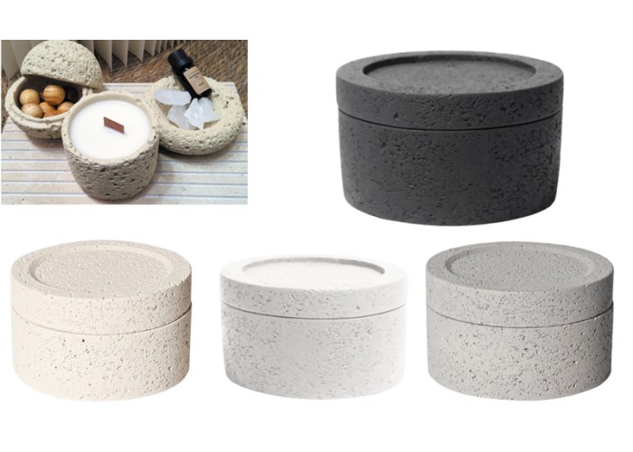 ΒΑΖΟ ΑΠΟ ΠΟΡΟΛΙΘΟ ΜΕ ΚΑΠΑΚΙ 13cm x 8cm 0515352 ΒΑΖΟ ΑΠΟ ΠΟΡΟΛΙΘΟ ΜΕ ΚΑΠΑΚΙ 13cm x 8cm 0515352