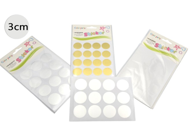 ΑΥΤΟΚΟΛΛΗΤΟ ΧΑΡΤΙΝΟ ΣΤΡΟΓΓΥΛΟ 3cm 0515444 ΑΥΤΟΚΟΛΛΗΤΟ ΧΑΡΤΙΝΟ ΣΤΡΟΓΓΥΛΟ 3cm 0515444