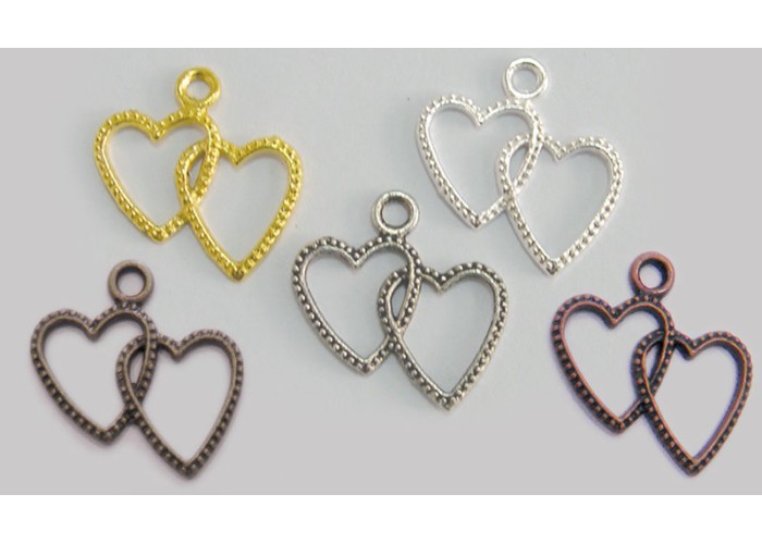 ΜΕΤΑΛΛΙΚΗ ΚΑΡΔΙΑ ΔΙΠΛΗ 25mm x 22mm 0517133 ΜΕΤΑΛΛΙΚΗ ΚΑΡΔΙΑ ΔΙΠΛΗ 25mm x 22mm 0517133