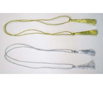 ΦΟΥΝΤΑ 7cm ΜΕ ΚΟΡΔΟΝΙ 43cm ΧΡΥΣΗ ΑΣΗΜΙ 0517175 ΦΟΥΝΤΑ 7cm ΜΕ ΚΟΡΔΟΝΙ 43cm ΧΡΥΣΗ ΑΣΗΜΙ 0517175